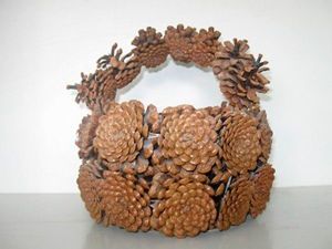 Поделки из шишек, идеи.