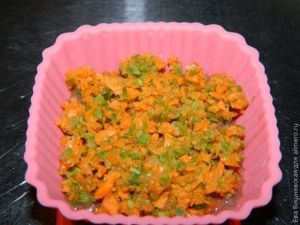Печеночные кексы с начинкой