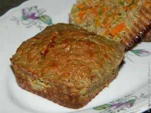Печеночные кексы с начинкой