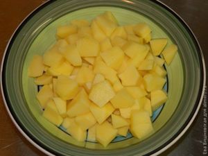 рыба на картофельной подушке