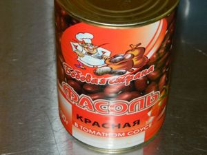 салат с фасолью