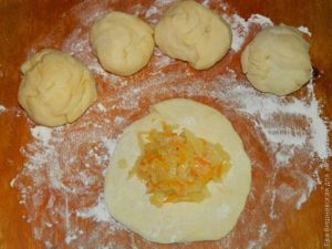 пирожки с капустой