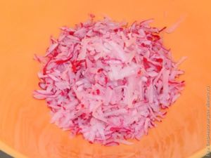 салат с картофелем и редисом