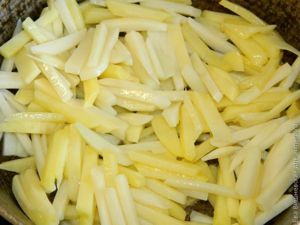 салат с картофелем и редисом