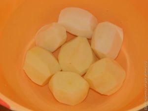 салат с картофелем и редисом