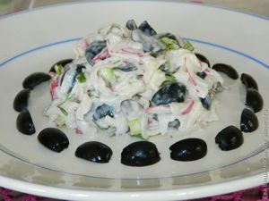 салат с маслинами