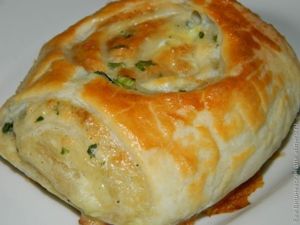 слойки с сыром