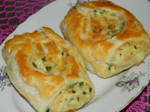 слойки с сыром