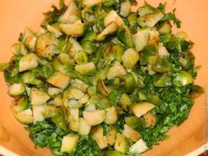 салат с брюссельской капустой