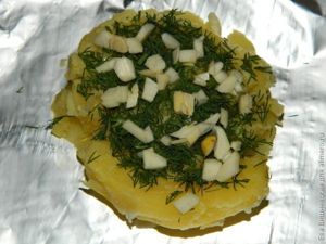 картофель в шубке