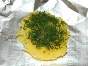 картофель в шубке
