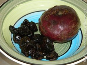 Свекла с черносливом