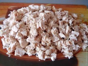 Салат из болгарского перца с курицей