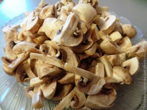 Картофель, запеченный с грибами