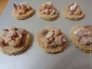 Закуска с селедкой
