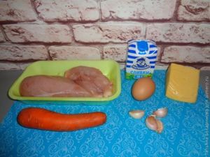 Морковно-куриные шарики в соусе