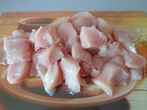Морковно-куриные шарики в соусе
