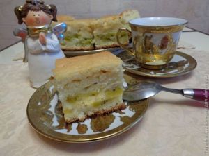 Пирог с киви