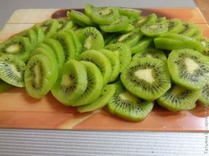 Пирог с киви
