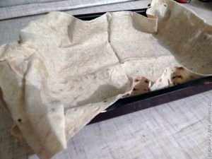 Сырный пирог из лаваша