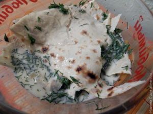Сырный пирог из лаваша