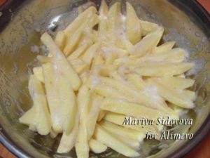 картофель фри без масла рецепт