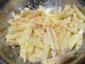 картофель фри без масла рецепт