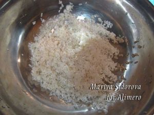 рис с зеленым горошком и сыром рецепт