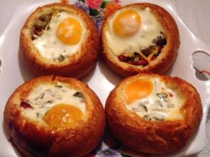 Яичница в булке