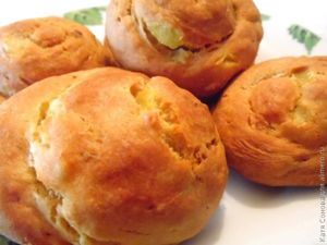 Луковые булочки