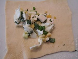 Конвертики с зеленью
