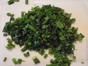 Курица с горошком