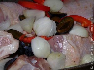 Курица со сливами