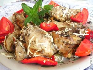 Курица с сыром