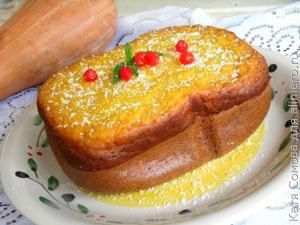 Кекс с тыквой