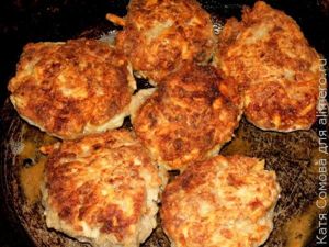 Котлеты с овощами
