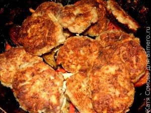 Котлеты с овощами