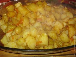 картофель с яйцом