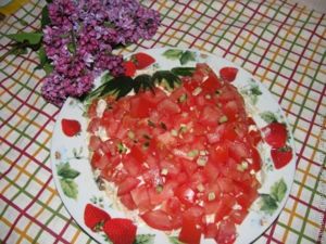 Салат Клубничка