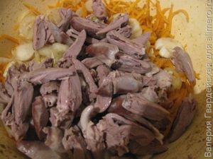 Салат с сердечками по-корейски