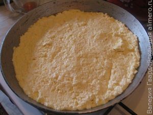 Творожная запеканка с кукурузной мукой