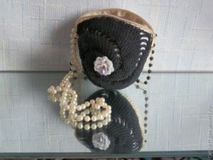 Треугольный клатч крючком