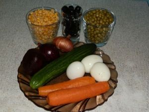 Украшения из овощей