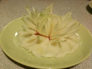Украшения из овощей