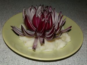 Украшения из овощей
