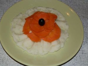 Украшения из овощей