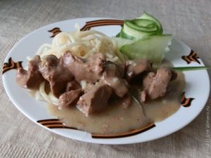 Соус из печёнки