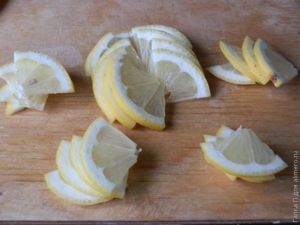 Оригинальная закуска из сыра и лимона