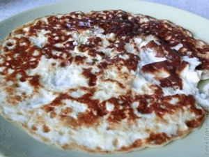 Рулет из печёнки с омлетом