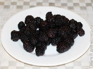 Фруктовый салат с ежевикой Фруктовый салат с ежевикой